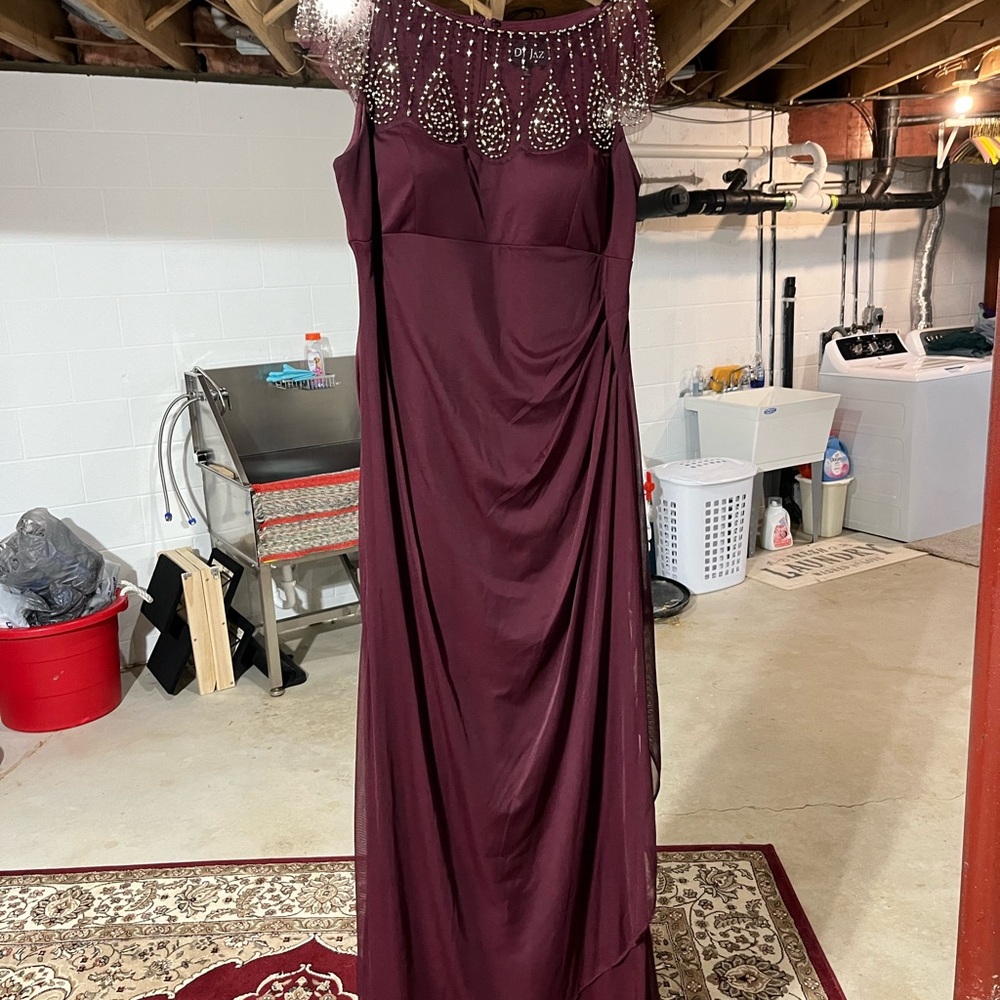 Formal red dress